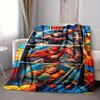 1Pc Superheroes Action Blanket Soft And Comfortable Casual Warm Camping Travel Christmas Halloween Xmas Gift M929485