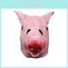 Funny Pink Wild Boar Head Mask For Costume Parties And Halloween Celebrations