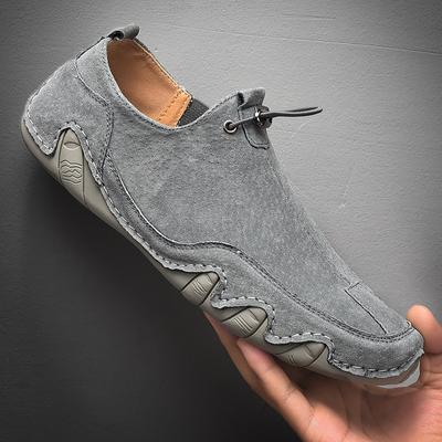 Men High Quality Loafers Men Casual Shoes Moccasins Slip On Men's Flats Men Shoes Male Driving Shoes Elastic Pig Leather Shoes