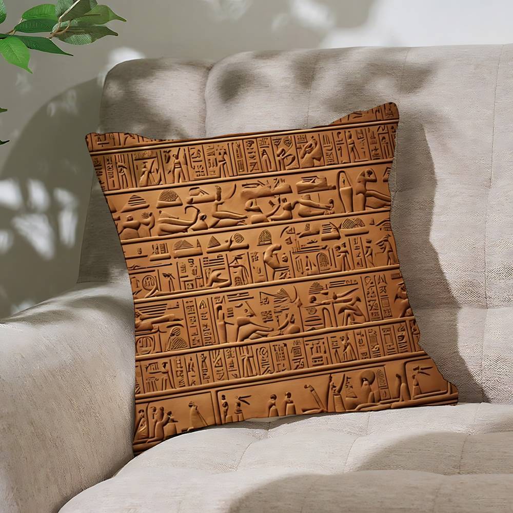 Ancient Egypt Anubis Customizable Square Pillowcases Stylish And Soft Perfect For Beds Cars And Sofas