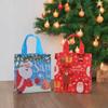 Christmas Gift Bags 4PCS Mixed Styles Non-wove Christmas Gift Packaging Tote Bags Santa Snowman Decoration Party Accessories ZYF