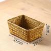 ZISIZ Handmade Seagrass Desktop Storage Basket