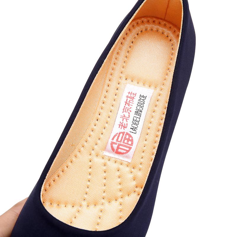 Stylish and Comfortable Women's Low-Heel Breathable Work Shoes with Soft Sole