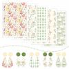 Simple Easter Themed Water Decal Paper Water Slide Stickers Paper Texture Suitable for Creative Crafting Art Projects