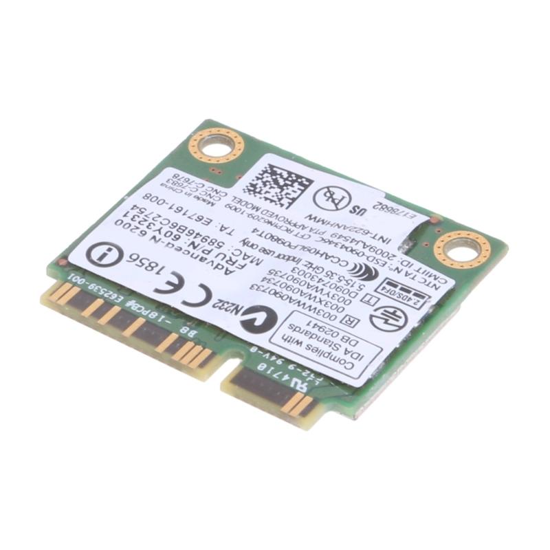 6200 622ANHMW 300Mbps 2.4G/5Ghz WiFi Card MINI PCIE 572509-001 60Y3231 for Thinkpad T410 T410i T510 T510i W510 T410s