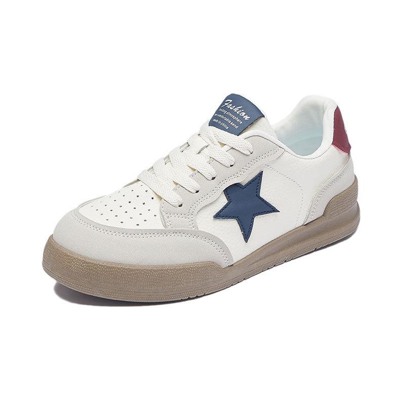 Little White Shoes Versatile Platform Training Shoes Sports and Leisure Shoes Spring 2025 New Popular Star Board Shoes Women