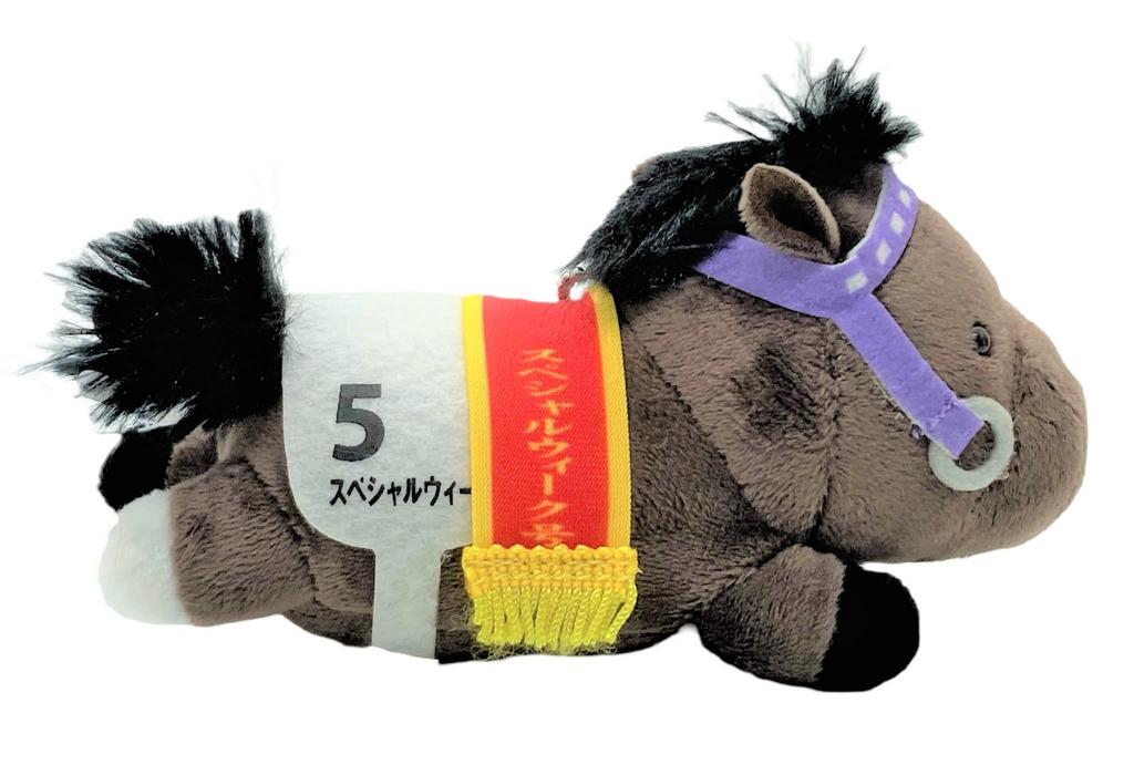 Thoroughbred Collection Lying Mascot Ball Chain – Approx. 12cm (Special Week)