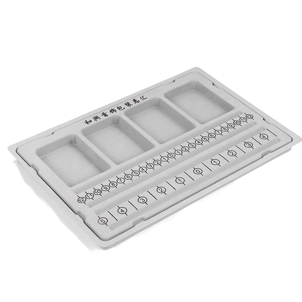 Portable Bead Stringing Platform For Jewelry Makers Adjustable Spacer Tray With Nonslip Design Beading Platform