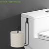 1 Pc Adhesive Toilet Roll Paper Holder Organizer Wall Mount Storage Stand Kitchen Bathroom No Drill Tissue Towel Dispenser