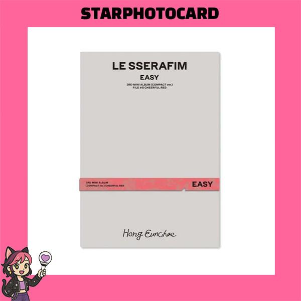 [Ready Stock] (Le Sserafim) 3Rd Mini Album  Easy  (Compact Ver.) HONG EUNCHAE