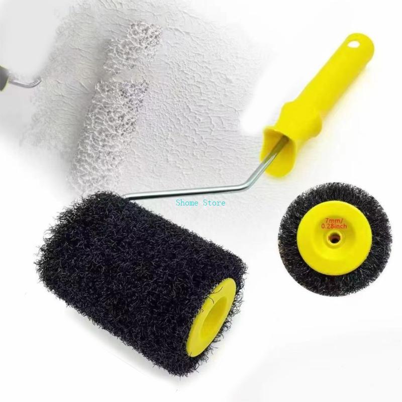 

Heavy Duty Paint Roller Set Includes 4 Inch Rollers And Ergonomic Handle For Interior Wall Painting M68E CN