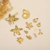 CARLIDANA Vintage Starfish Shell Stainless Steel DIY Fish Tail Versatile Turtle Creative Necklace Accessories Various Styles