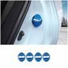 Door Buckle Protection 4PCS For Toyota RAV4 - Blue Titanium Cover Trim