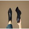 Naked boots heightening fashion short boots daily casual elastic boots pointed thin legs long foreign style