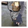LITTLE PRESENTS Spandex Gloves Charcoal Gray XL 3-Fingerless G-03
