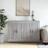 VidaXL Wall Cabinets 2 Pcs Sonoma Grey Engineered Wood 3197991