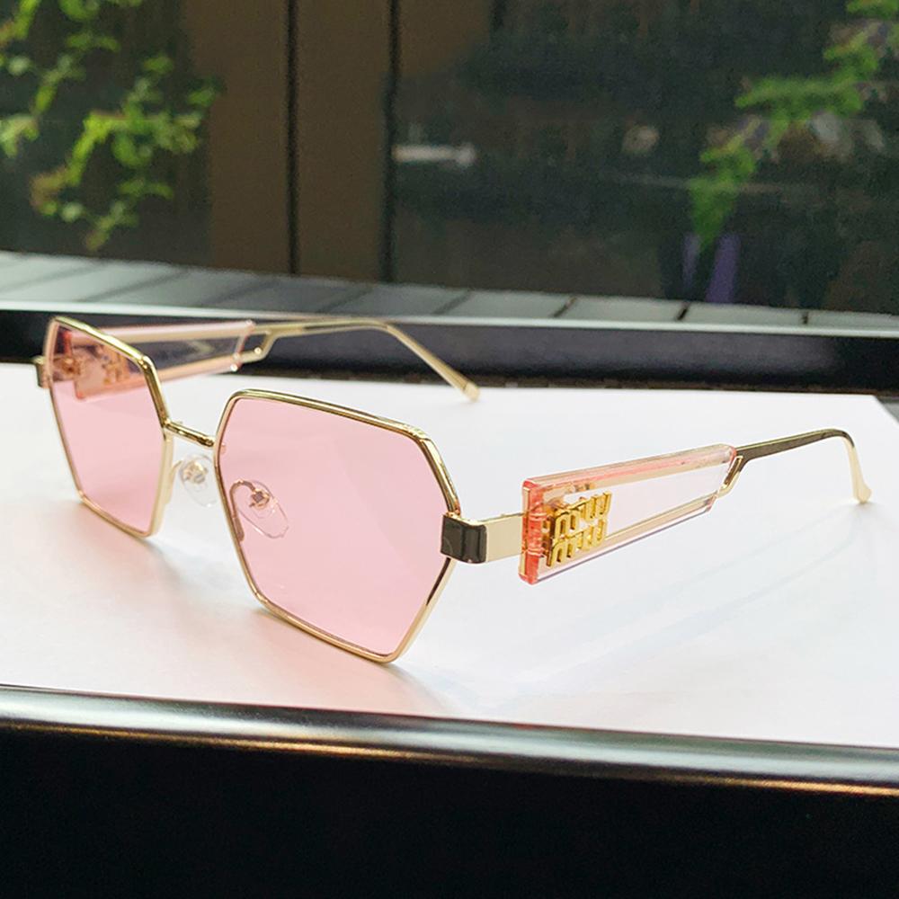 Occhiali da Sole Punk Irregolari alla Moda Donna Uomo Montatura Intera in Metallo Occhiali da Sole Personalizzati Occhiali Vuoti Occhiali da Sole alla Moda con Lenti UV400