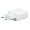 20W QC3.0 PD Quick Charger Dual Port Fast Charging Speed Charger for Dji Avata AC 100‑240V White EU Plug 85x43x24mm