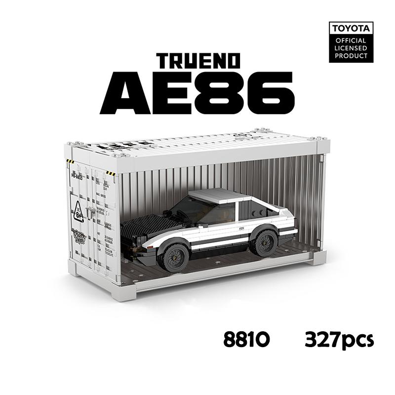 MOC PB Technical Speed Champion MX5 Racing Car Model Camper Container Building Block Brick Assembly Toys Kids Xmas Gift