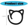 24Pcs Cats Shaped Knitting Markers Locking Stitching Markers for Crocheting Knitting, Crochet Locking Markers Rings