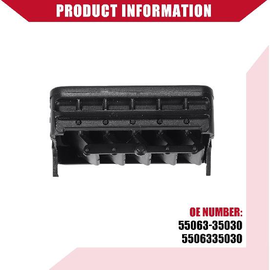 Nr. 55063-35030 Auto Mittelkonsole Klimaanlage Lüftungsgitterblenden für Toyota 4Runner 1996-2002 / Innen/Kunststoff / 2 Stück