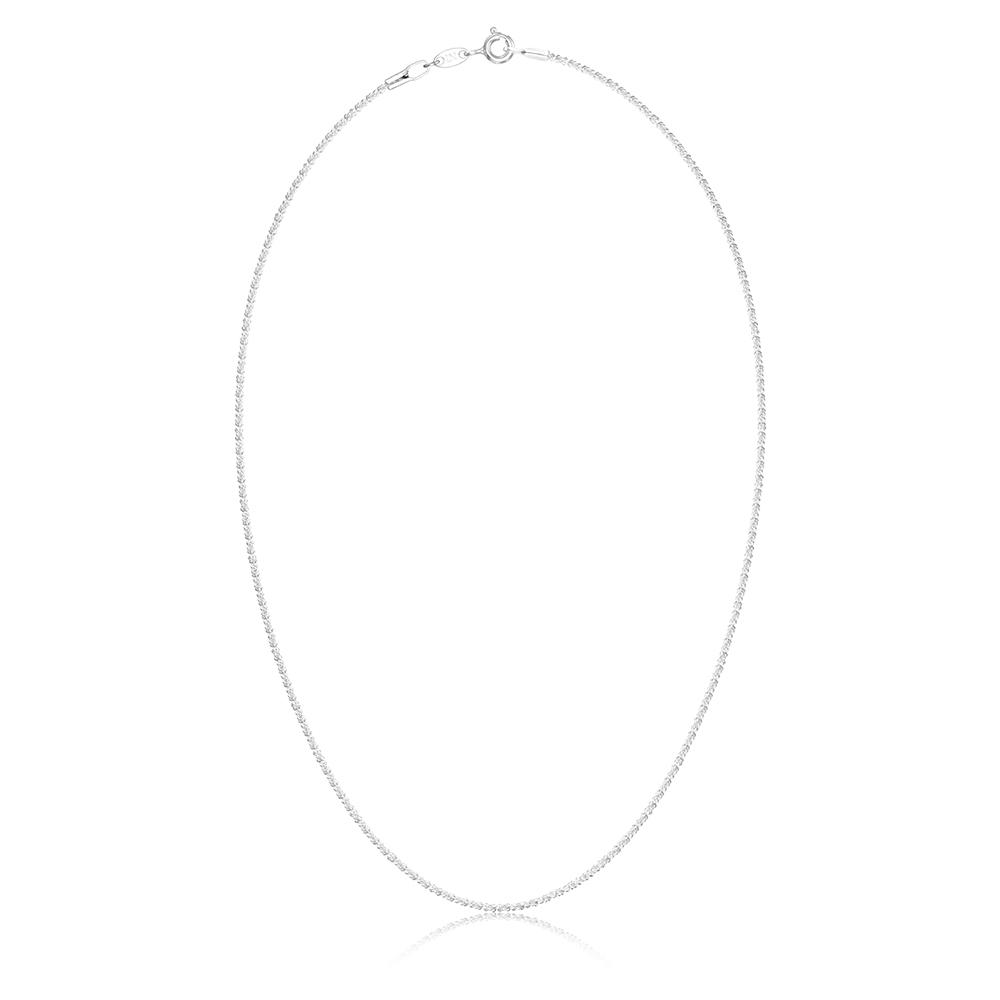Lunne Silver 925 Glitter Chain Necklace #Lsn55