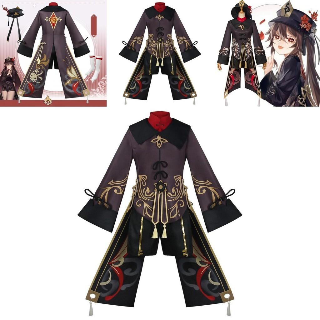 Genshin Impact Hutao Kostium Cosplay Uniforma Chiński Styl Uroczy Kostium Na Halloween