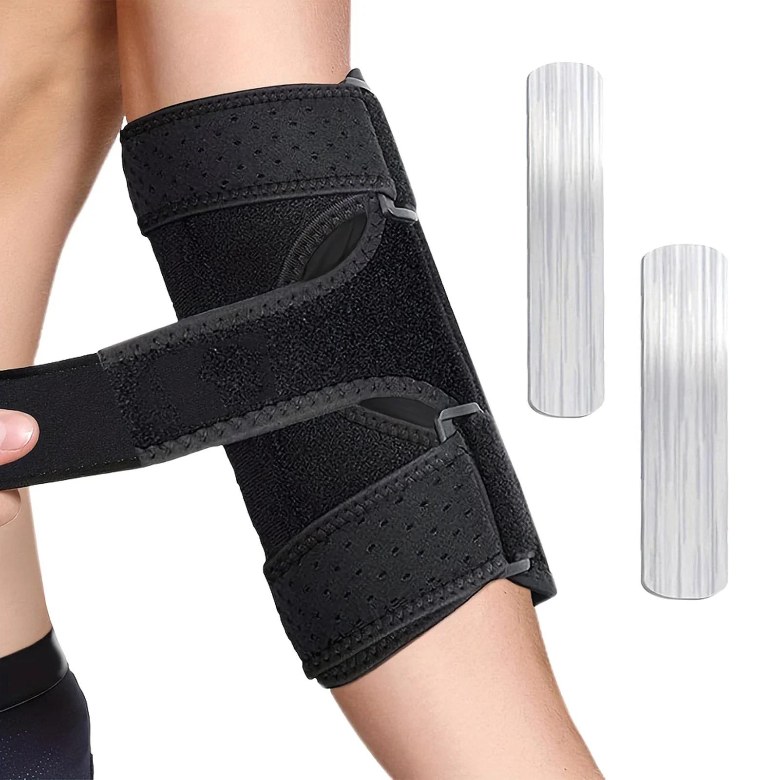 New 1Pcs Elbow Brace Sports Hand Protector Compression Breathable Sports Elbow Pads Perfect For Ideal For Sports Sleeping Use