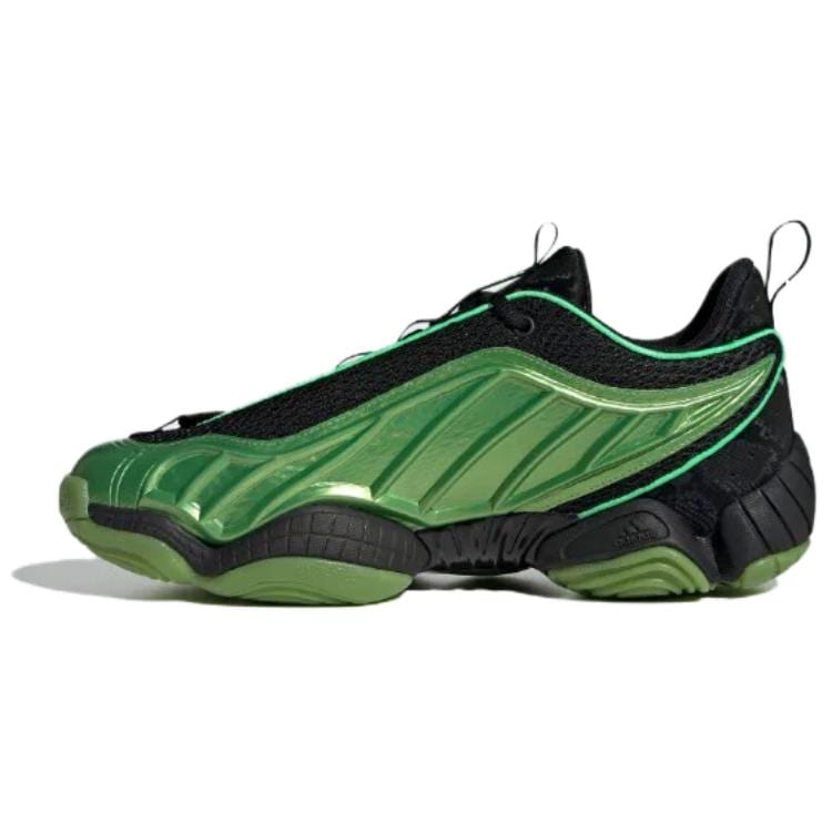 adidas Indurire vol. 8 Scarpe da Basket Basse Antiscivolo Resistenti all'Abrasione Unisex Verde Nero JQ2619