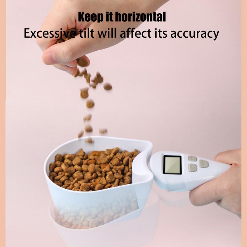 Food Measuring Scoop Scale Digital Measuring Cup Portable Precision Grams Weighing Tool Display Screen Electronic Weighted Scoop