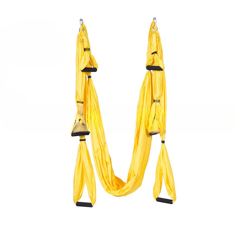 

Воздушный гамак для йоги, студия йоги с 6 ручками, перевернутый гамак для фитнеса, неэластичный гамак для йоги