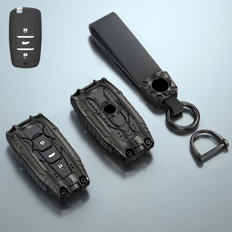 Zinc Alloy Car Key Case Cover For Changan Cs35Plus Cs35 Cs15 Cs75 Cs95 Cx20 Cs1 Cv1 Alsvin V7 Raeton Cs55 Cx70 Accessories
