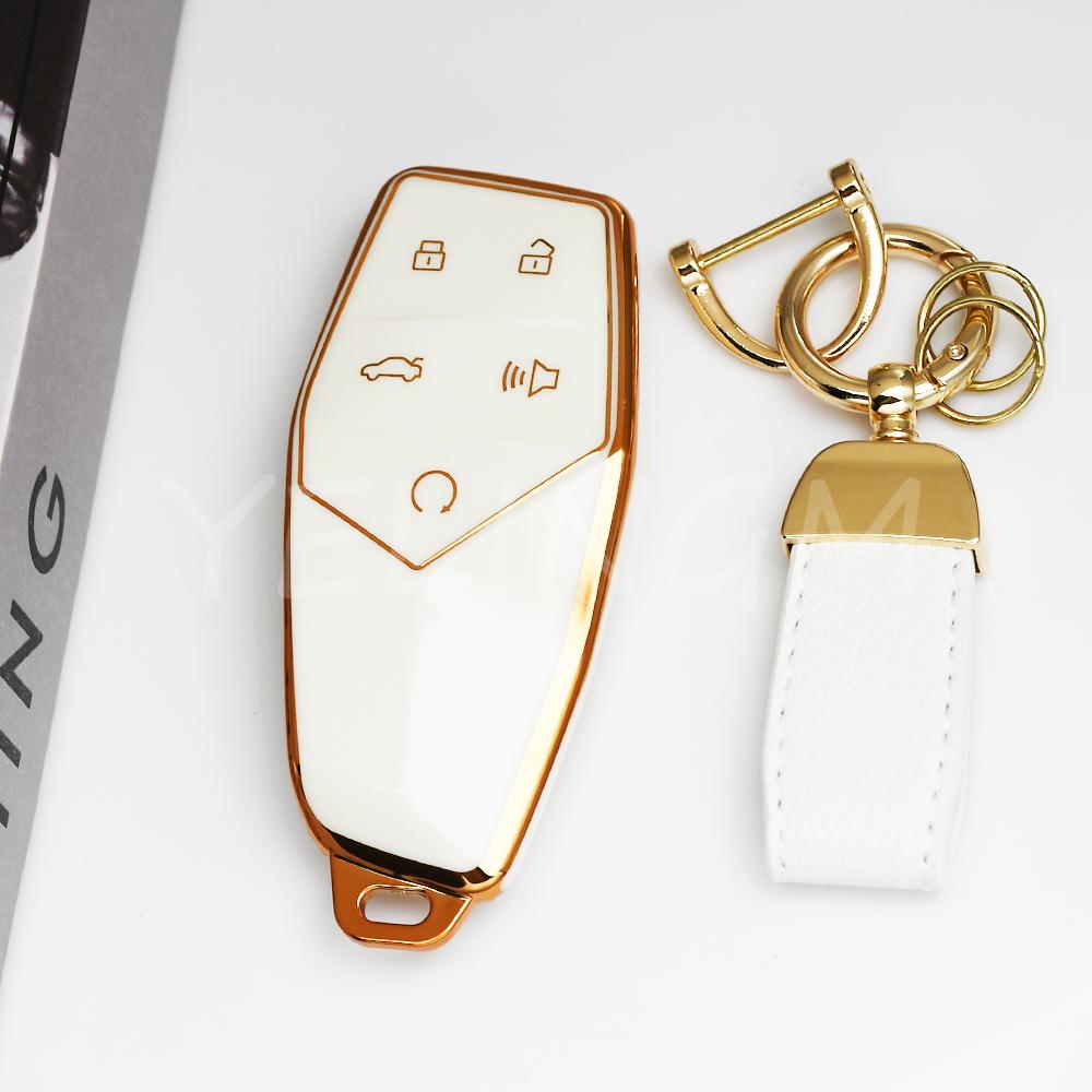 5 Button For Mg One Tpu Car Key Case Cover Remote Protection Shell Fob Holder Bag Interior Accessories