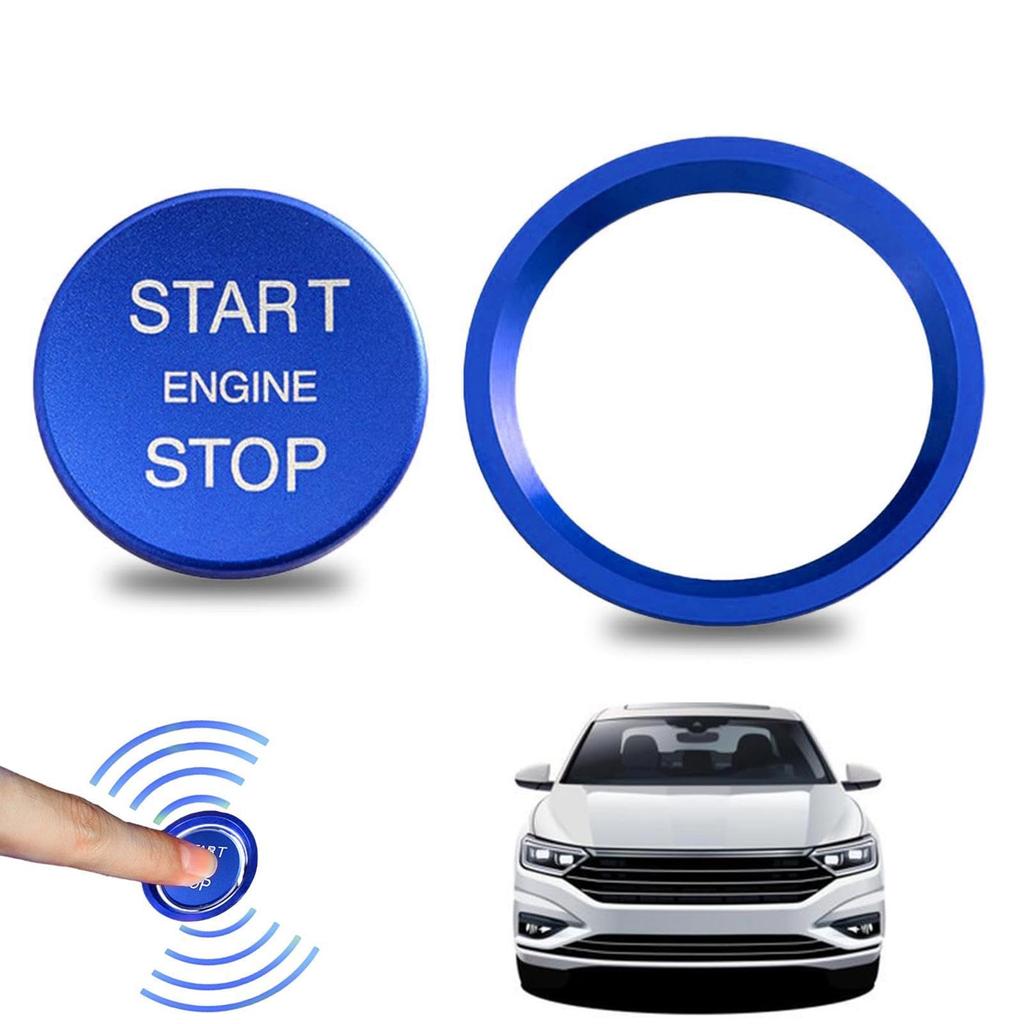 Engine Start Button Decoration | Car One Button Start Decorative Circle Ignition Switch Button