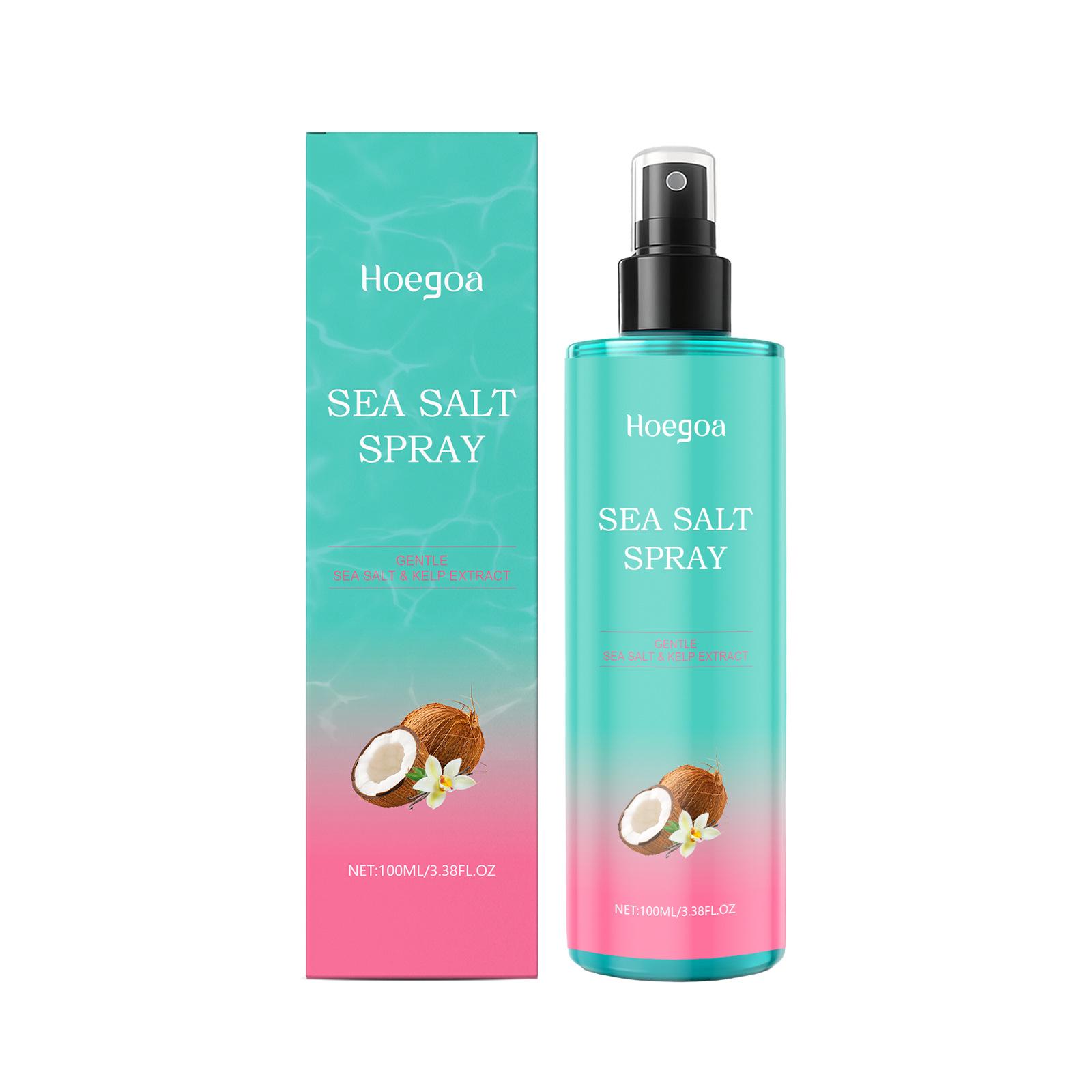 HOEGOA Sea Salt Hair Spray: Deep Moisture & Gentle Nourishment for Soft, Shiny Hair.