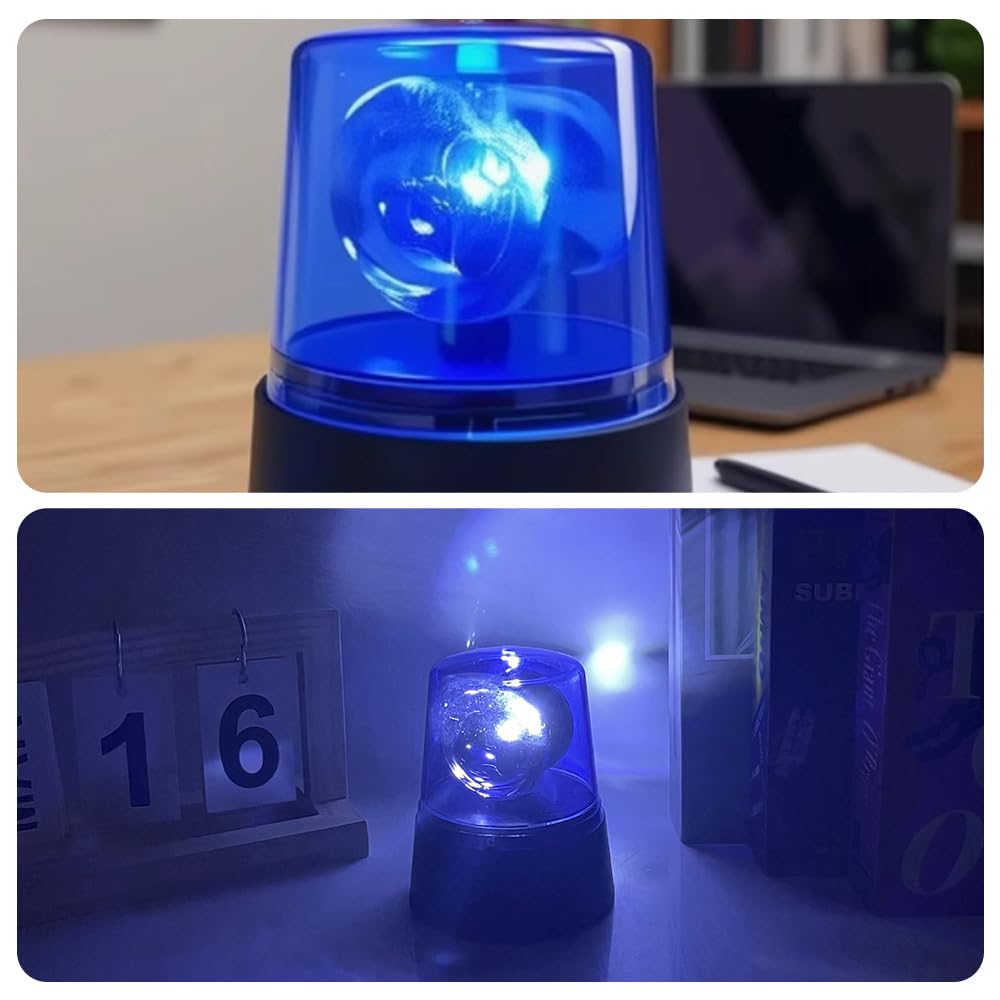 LED Warning Rotating Emergency Light for Guidance and Suitable for Work Fire and Other Construction and Public Places Battery-powered Light, Beacon,