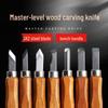 Zestaw noży do rzeźbienia w drewnie do ręcznego rzeźbienia, tworzenia stempli i pieczęci