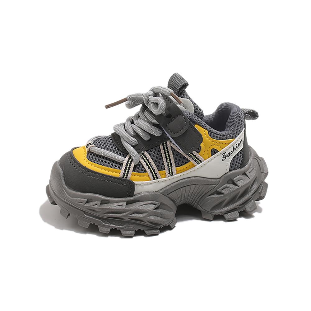 

PU Leather Children s Sport Shoes Trend Fashion Kid s Sneakers Ergonoimcs Breathable Boy s Girl s Running Shoes Baby Sneakers 21 серый