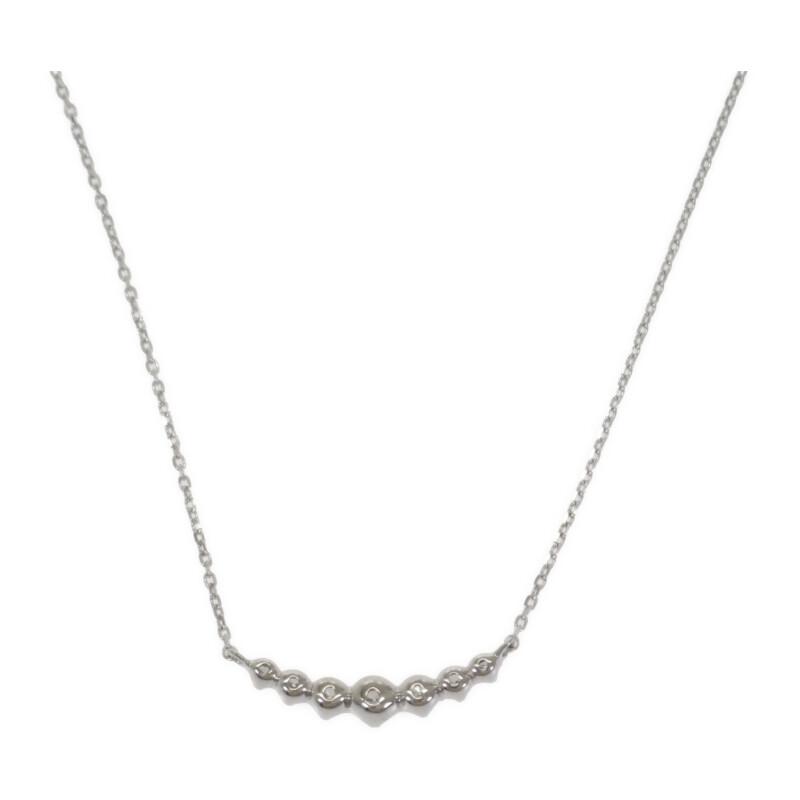 4℃  Necklace K18 White Gold/diamond Women