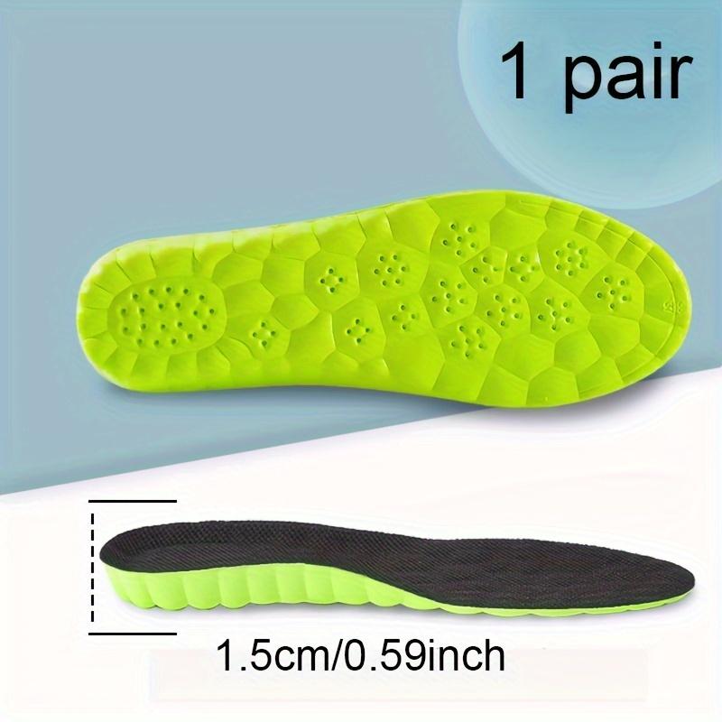 1 Pair of Height Increasing Insoles Men'S Inner Height Increasing Sweat Absorbing Women'S Sports Shock-Absorbing Anti Slip Height Increasing Insoles
