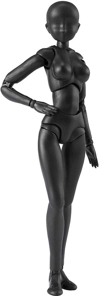 TAMASHII NATIONS DX SET 2 figurine mobile de 135 mm de couleur noire SHFiguarts Body-chan (Version solide) Environ. ABS et PVC