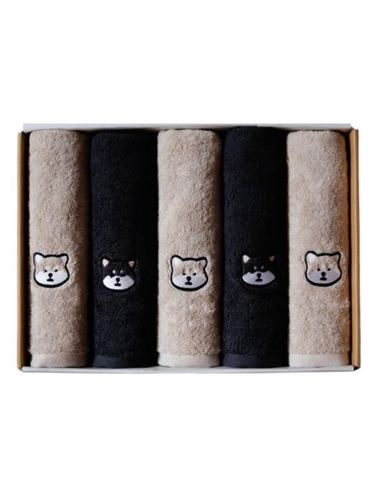 MAISON DE COTTON Combed 40 count 200g Shibase Cotton 5 sheets MIX BEIGE2 GRAY3