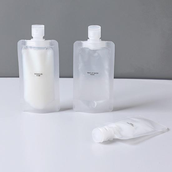 12Pcs Travel Toiletry Packing Bags Portable Makeup Pouches Leak-Proof Refillable Clear Lotion Liquid Containers