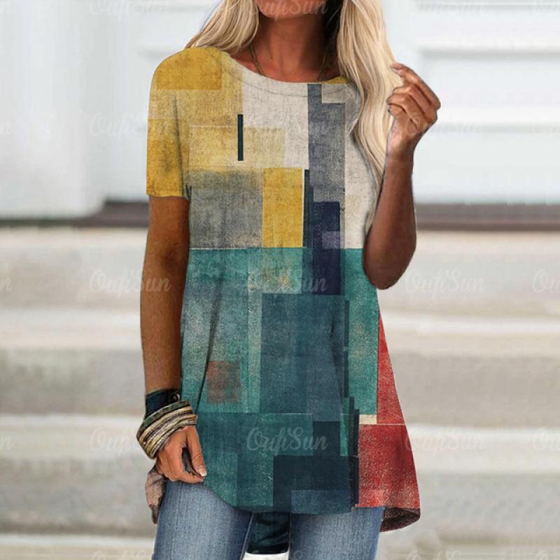 

Женское платье-футболка, платье-футболка, короткое мини-платье с короткими рукавами и принтом кота и животного, весна-лето, круглый вырез, стильный повседневный размер XS-8XL L