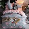 WTEMPO Bedding Sets 4pc Duvet Cover Bed Sheet Twin Queen Size