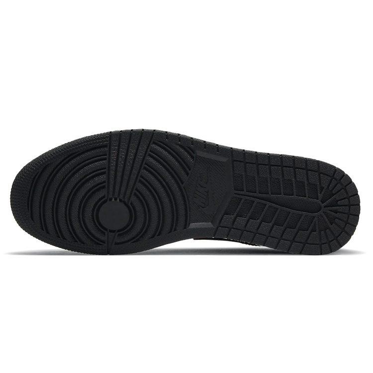 Air Jordan 1 Low 'Reverse Bred Swoosh texturizado' 553558-605