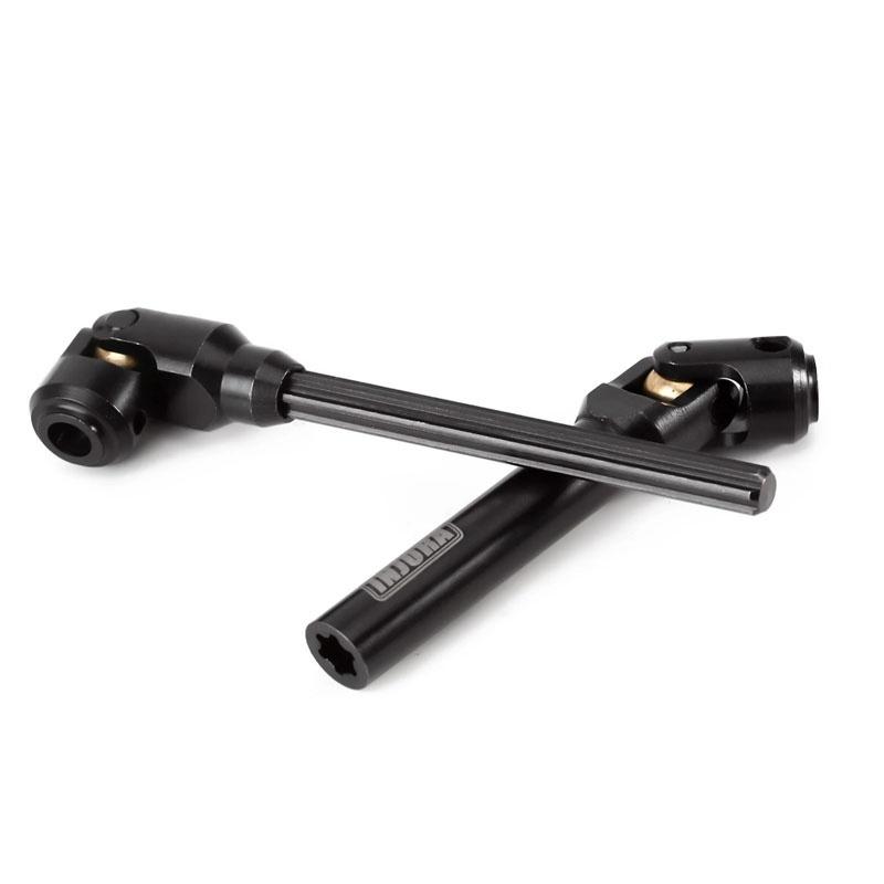 INJORA Steel Heavy-Duty Drive Shaft for 1:10 Rc Car Accessories Crawler Axial SCX10 90046 AXI03007 TRX4 Redcat Gen8 Accessories