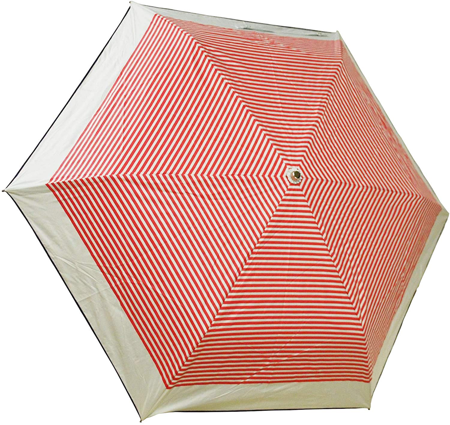 

Защита от УФ-лучей Складной Легко складывающийся Морской x 27514 Зонт, Мини, 50 см, Кайма, Молочно-белый Красный,