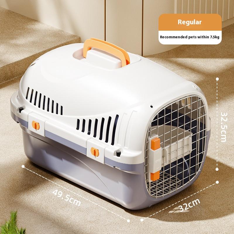 New Cat Air Box, Portable Portable Cat Cage, Cat Bag, Car Carrying Pet Transport Box Pet Car Carrying Box, Pet Transport Air Box
