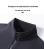 Men's Stylish Wool Cashmere Zipper Hoodie - Double-Sided Thermal Fabric for Autumn and Winter.